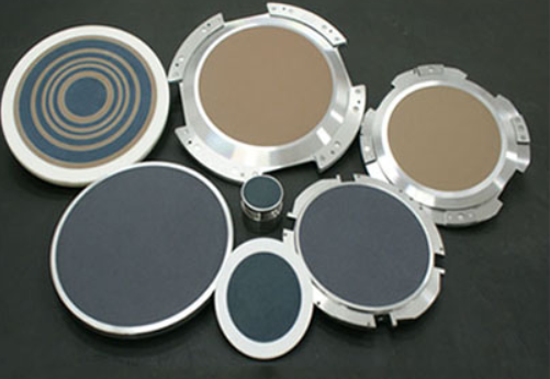 Вакуумен патронник от порест алуминий