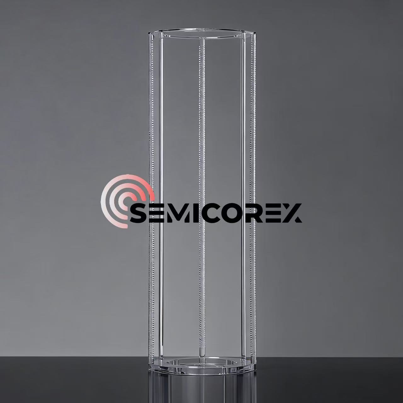 Вертикални кварцови вафлени лодки